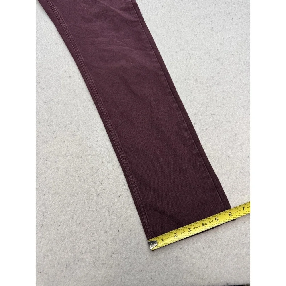 Rodd & Gunn Jeans Mens 30x31 Maroon Slim Straight Stretch Dark Wash Denim Pants